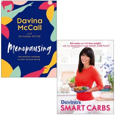 Cover of Davina McCall Collection 2 Books Set (Menopausing [Hardcover] & Davina's Smart Carbs)