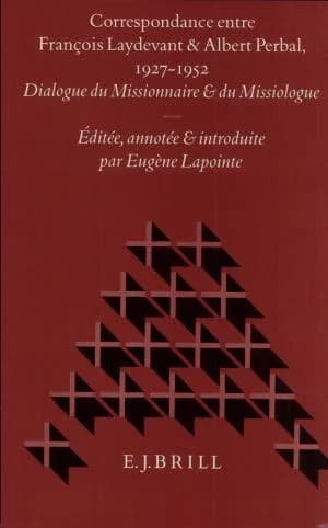 Cover of Correspondance entre François Laydevant et Albert Perbal, 1927-1952