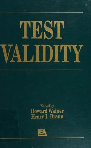 Cover of Test Validity