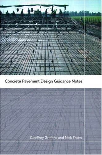 Cover of Concrete Pavement Design Guidance Notes