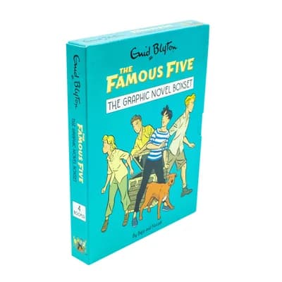 Cover of The Famous Five Graphic Novel 4 Book Collection Box Set By Enid Blyton For Fans Everywhere