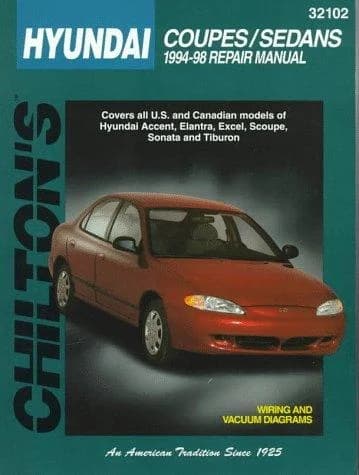 Cover of Hyundai Coupes/Sedans (94 - 98) (Chilton)
