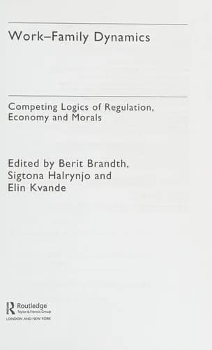 Cover of Work-Family Dynamics