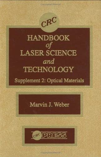 Cover of CRC Handbook of Laser Science and Technology Supplement 2