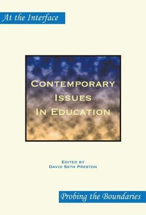 Cover of Contemporary Issues In Education