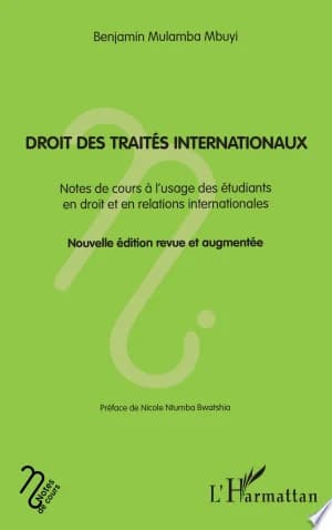 Cover of Droit des traités internationaux