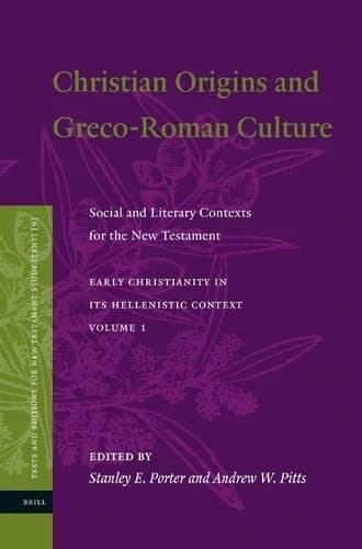 Cover of Christian Origins and Greco-Roman Culture