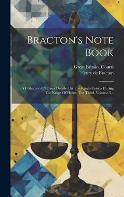 Cover of Bracton's Note Book