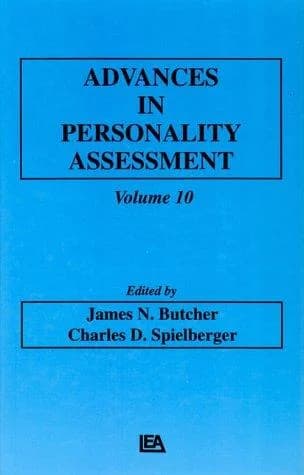 Cover of Advances in Personality Assessment