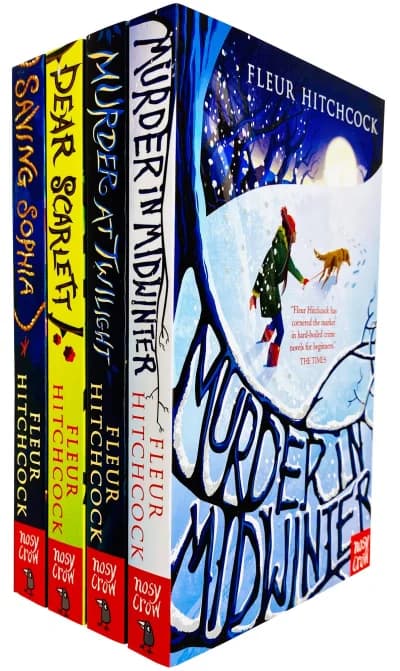 Cover of Fleur Hitchcock 4 Books Collection Set (Murder In Midwinter, Murder At Twilight, Dear Scarlett, Saving Sophia)