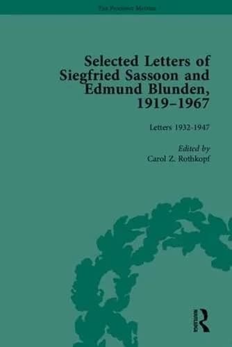 Cover of Selected Letters of Siegfried Sassoon and Edmund Blunden, 1919–1967
