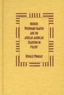 Cover of Herbert Woodward Martin and the African American Tradition in Poetry