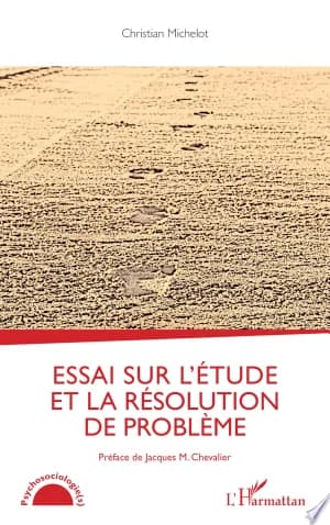 Cover of Essai sur l'étude et la résolution de problème
