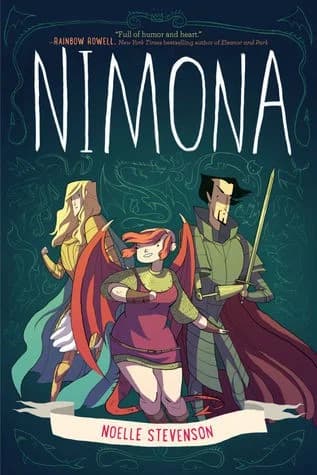 Cover of Nimona: A Netflix Film, A Graphic Novel