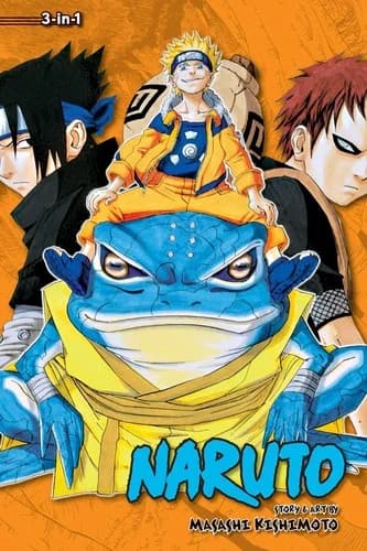 Cover of Naruto 3-in-1