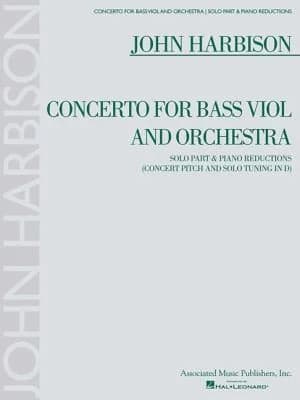 Cover of Concerto for Bass Viol : For Double Bass and Piano Reduction
