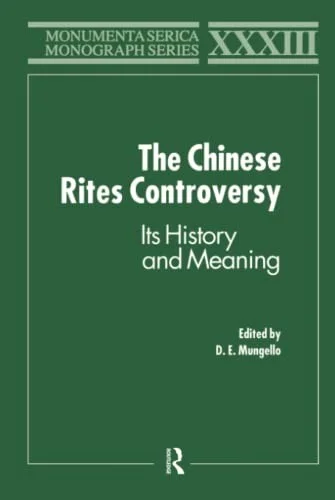 Cover of The Chinese Rites Controversy