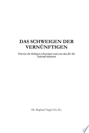 Cover of Das Schweigen Der Vernünftigen