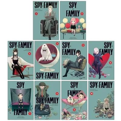 Cover of Spy x Family Volume 1-10 Books Collection Set By Tatsuya Endo