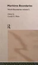 Cover of Maritime Boundaries