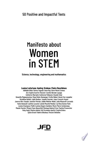 Cover of Manifesto about Women in STEM