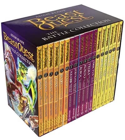 Cover of Beast Quest, Battle Collection 18 Books Series 4-6 Box Set by Adam Blade Paperback