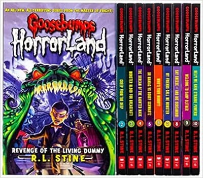 Cover of Goosebumps Horrorland Series Books 1 - 10 Collection Set by R L Stine Paperback