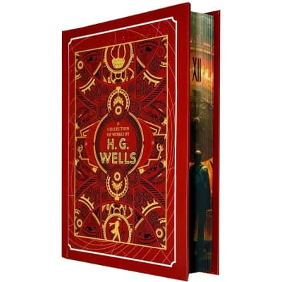 Cover of The Complete Works Of H. G. Wells Deluxe Limited Edition By H. G. Wells - Fiction - Hardback