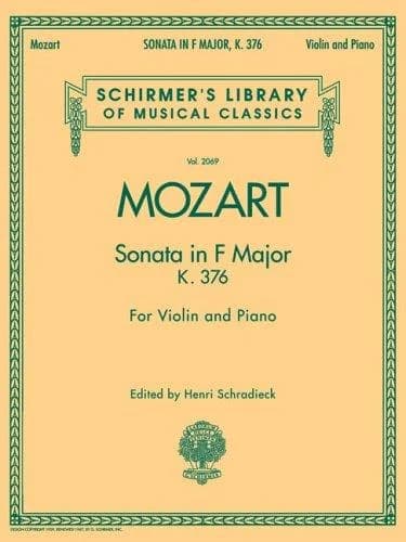 Cover of Sonata in F Major, K376
