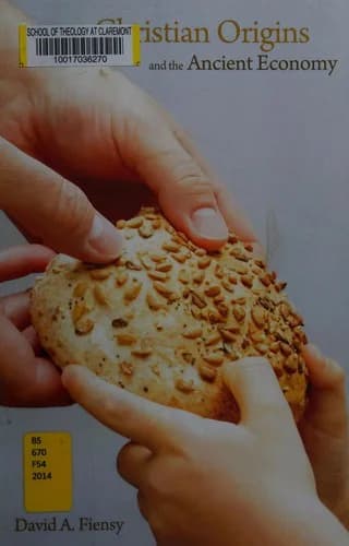Cover of Christian Origins and the Ancient Economy