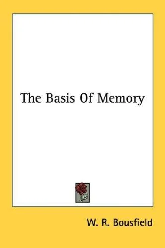 Cover of The Basis Of Memory