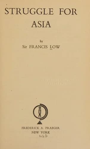 Cover of Struggle For Asia