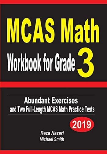 Cover of MCAS Math Workbook for Grade 3