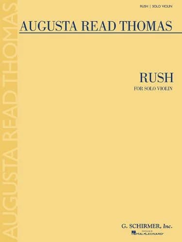 Cover of Rush: For Solo Violin