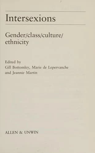 Cover of Intersexions