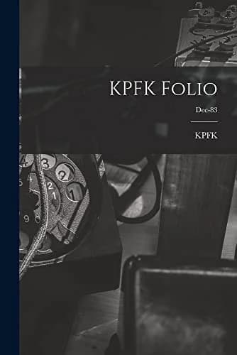 Cover of KPFK Folio; Dec-83