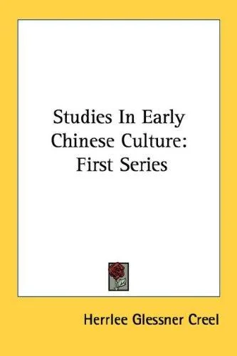 Cover of Studies In Early Chinese Culture