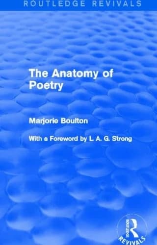 Cover of The Anatomy of Poetry (Routledge Revivals)