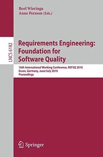 Cover of Requirements Engineering: Foundation for Software Quality