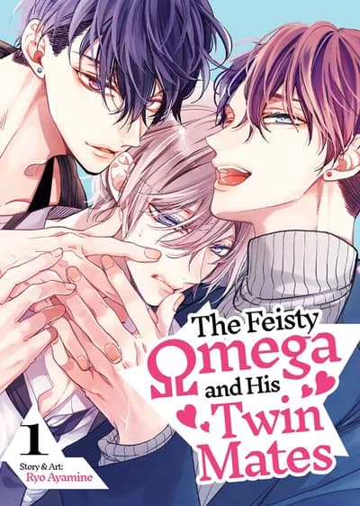 Cover of The Feisty Omega and His Twin Mates Volume 3