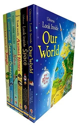 Usborne Look Inside Our World 6 Book Set