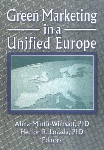 Cover of Green Marketing in a Unified Europe