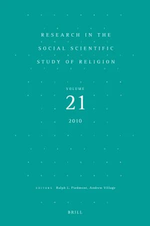 Cover of Research in the Social Scientific Study of Religion, Volume 21