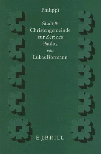 Cover of Philippi — Stadt und Christengemeinde zur Zeit des Paulus