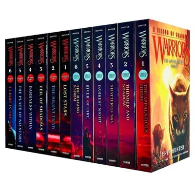 Cover of Warrior Cats Volume 25 - 36 Books Collection Set by Erin Hunter (Warriors: A Vision of Shadows Volume 25 - 30)