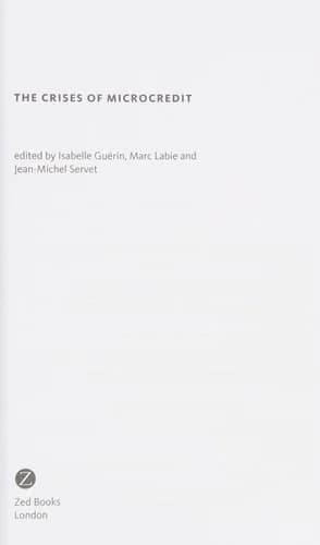 Cover of The Crises of Microcredit