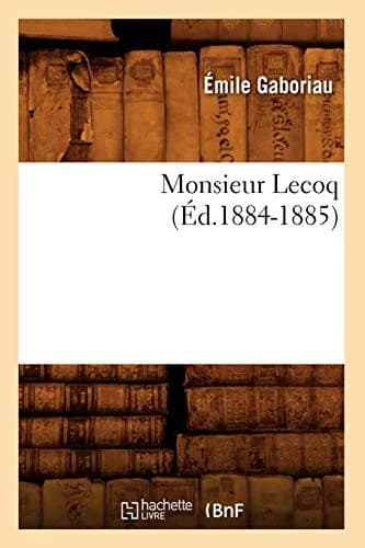 Cover of Monsieur Lecoq (Éd.1884-1885)