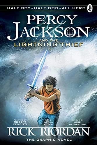 Cover of Percy Jackson and the Lightning Thief - The Graphic Novel (Book 1 of Percy Jackson)