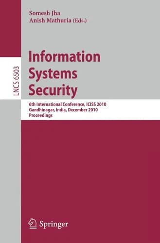 Cover of Information Systems Security