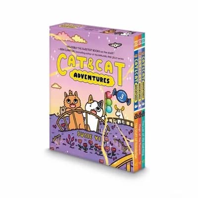 Cover of Cat & Cat Adventures #4-6: A Graphic Novel 3-Book Box Set